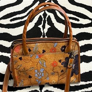 Patricia Nash Paris Satchel Crossbody Bag